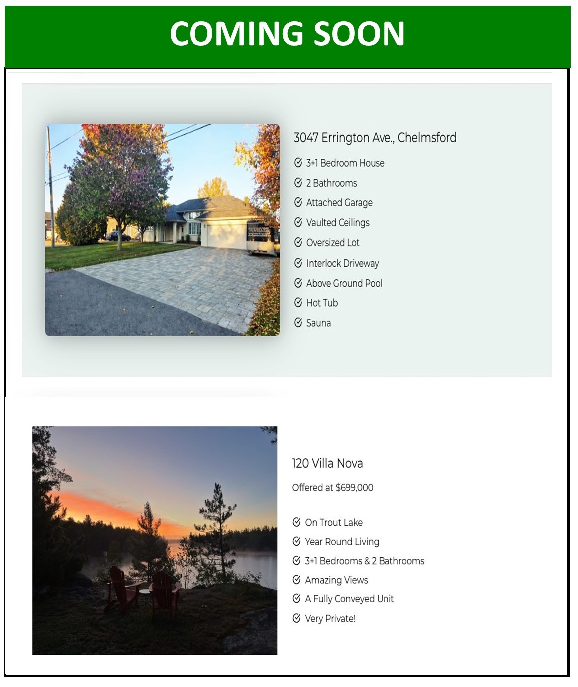 Labour Day 2026 Featured Properties 2